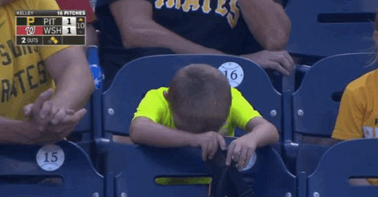 This Pirates fan's reactions are the real deal This Pirates fan's reactions are the real deal