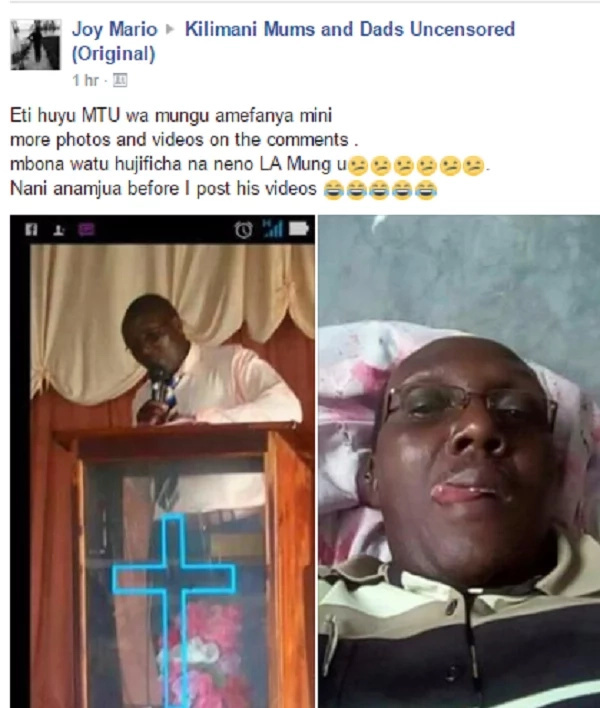 Pastor forced to give statement after kids see his BAD BEDROOM PHOTOS Pastor forced to give statement after kids see his BAD BEDROOM PHOTOS