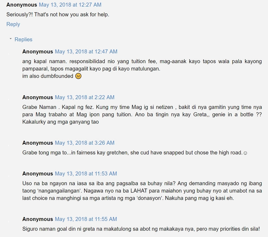 Gretchen Barretto, binatikos ng isang netizen dahil hindi nabigyan ng pang-enroll ang kanyang anak Gretchen Barretto, binatikos ng isang netizen dahil hindi nabigyan ng pang-enroll ang kanyang anak