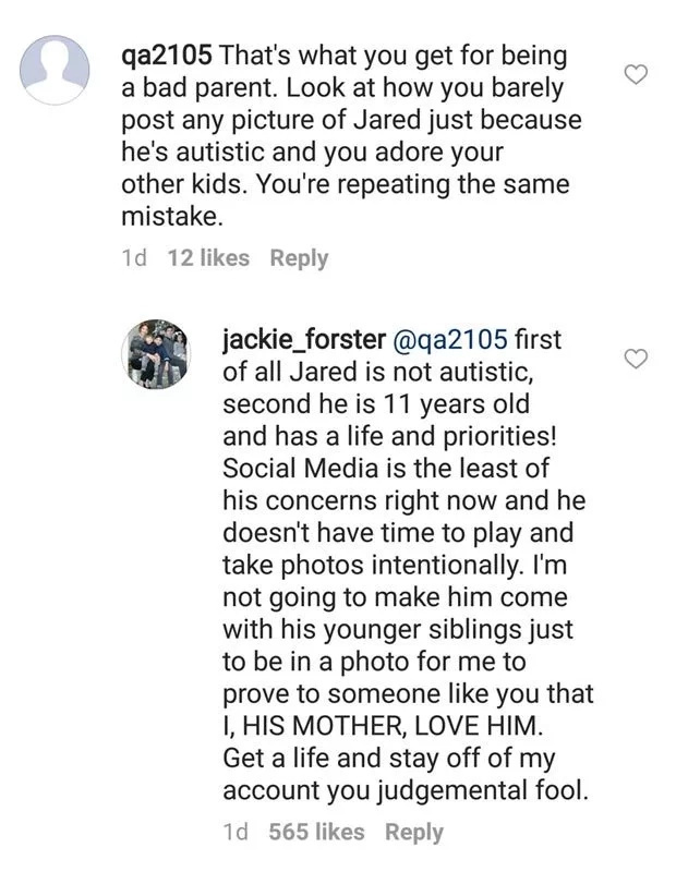 Jackie Forster hits back at netizens who judged her as a mom Jackie Forster hits back at netizens who judged her as a mom