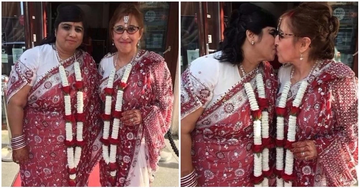 Two grown women fall in love and tie the knot in style (photos)