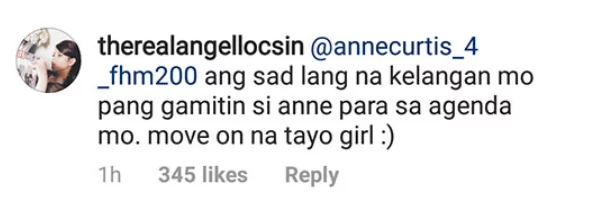 Angel Locsin slams netizen reviving past issue with Luis Manzano, Jessy Mendiola Angel Locsin slams netizen reviving past issue with Luis Manzano, Jessy Mendiola