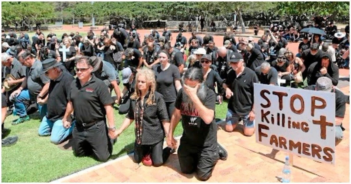 Farmers during the Black Monday protest last year. Source: Times Live Farmers during the Black Monday protest last year. Source: Times Live