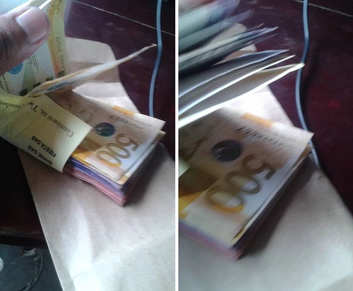 Man returns lost envelope containing a wad of cash Man returns lost envelope containing a wad of cash