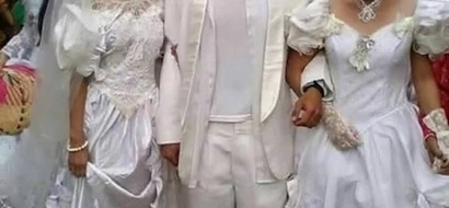 This man was forced to marry two women at the same time—after he was busted for dating both!