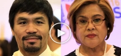Sinungaling! Netizen makes amusing video of Pacquiao D'Boxer vs De Lima with funny background music