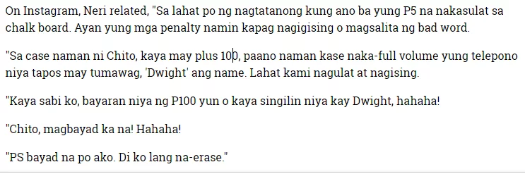Wais talaga! Neri Naig has found a way to raise Baby Miggy in a pagmumura-free household Wais talaga! Neri Naig has found a way to raise Baby Miggy in a pagmumura-free household