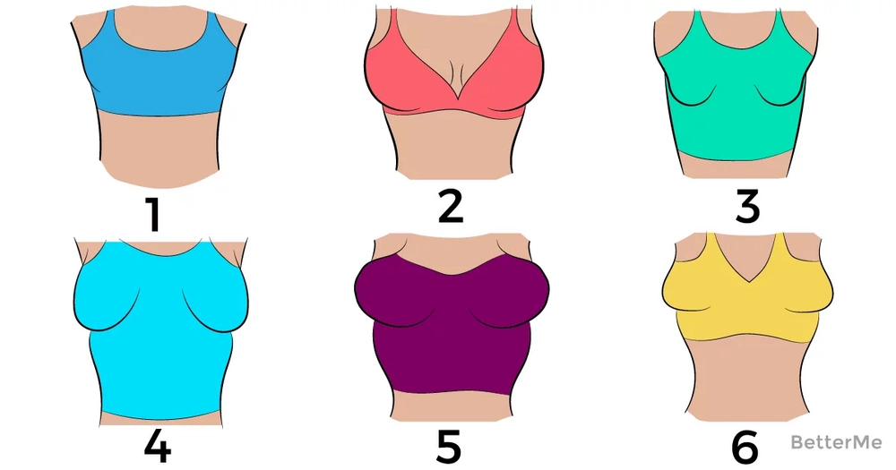 different shapes of boobs