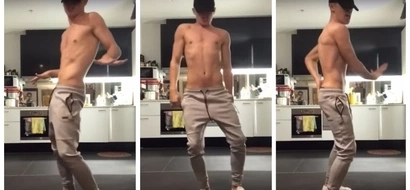Handsome guy dances to Justin Bieber's 'Despacito'. His moves are really powerful!