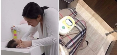 Mariel Padilla shares how careful she was while pumping milk in a public restroom.