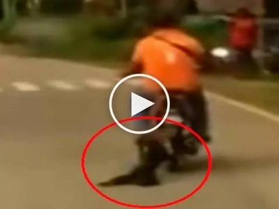 Pinoy rider caught on video dragging poor dog behind motorcycle