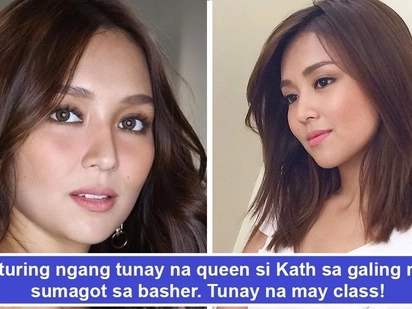 Siya dapat ang peg sa pagsagot sa bashers! Kathryn Bernardo's classy response to basher may just teach fellow celebs on how to handle haters online