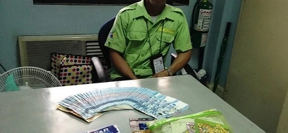 Ito ang idol! Honest airport staff returns pouch with more than P100K cash