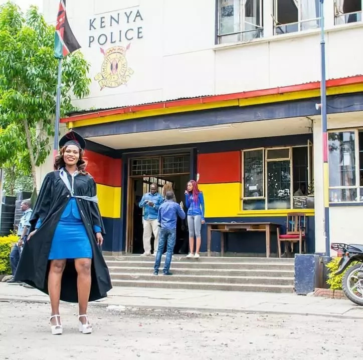 Remember the curvaceous cop Linda Okello? She just graduated from University