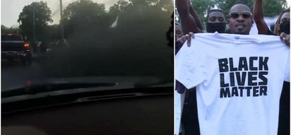 Rednecks Fill Lungs Of Black Lives Matter Protestors With Black Smoke