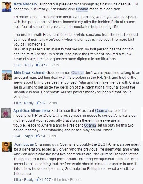 Netizens react after Obama cancels meeting with Duterte Netizens react after Obama cancels meeting with Duterte