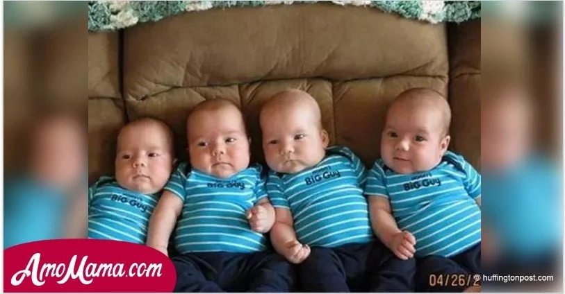 Mom Gives Birth To Four Babies At Once. But They’re Not Quadruplets!