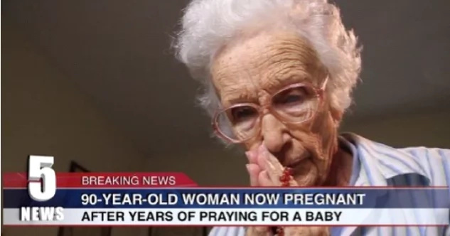 WATCH: 90-year-old woman conceives WATCH: 90-year-old woman conceives