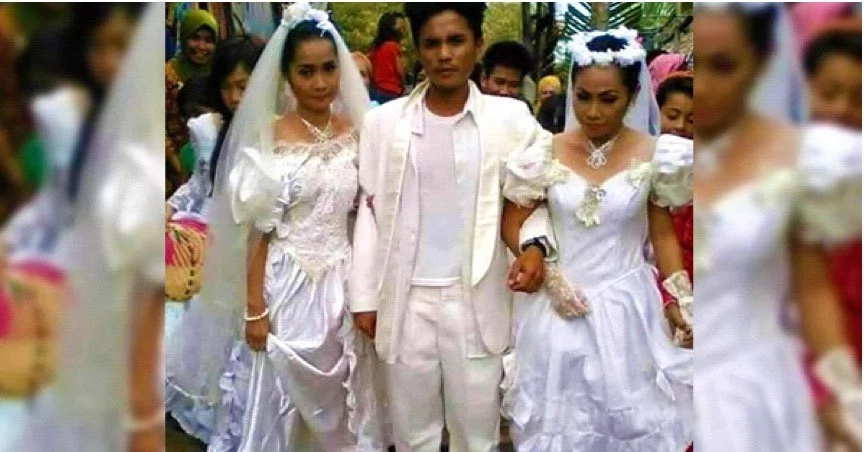 FIND OUT: Filipino marries two brides in a single wedding ceremony FIND OUT: Filipino marries two brides in a single wedding ceremony