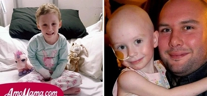 Un papá publicó los últimos momentos de su hija de 4 años para mostrar la verdadera cara del cáncer
