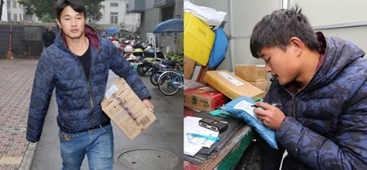 This dedicated one-armed courier wows us by delivering 400 packages within 15 hours!