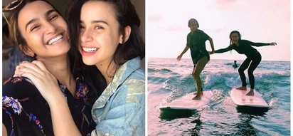 Para sa baby niya! Yassi Pressman goes surfing with her sister Issa Pressman amid busy schedule