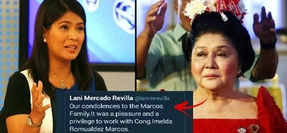 Patay na raw? Lani Mercado announces on Twitter that Imelda Marcos has died. But the full story will shock you!