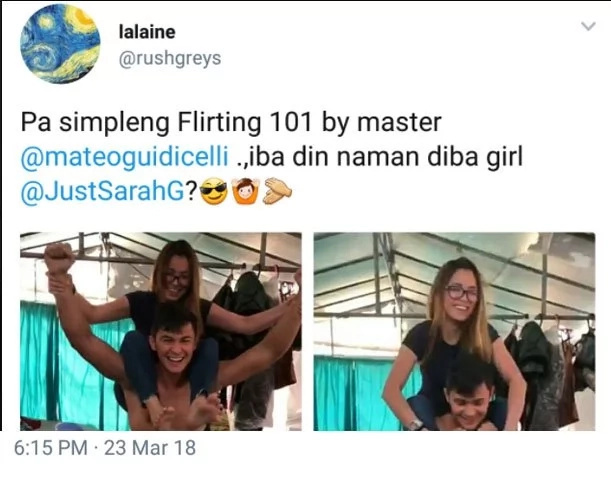 Pasimpleng nakipaglandian daw! Matteo Guidicelli fires back at bashers who accuses him of flirting with another girl Pasimpleng nakipaglandian daw! Matteo Guidicelli fires back at bashers who accuses him of flirting with another girl