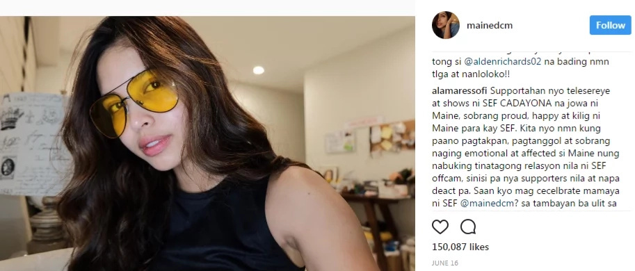 You won't believe how a netizen bashed Maine Mendoza on Instagram! You won't believe how a netizen bashed Maine Mendoza on Instagram!