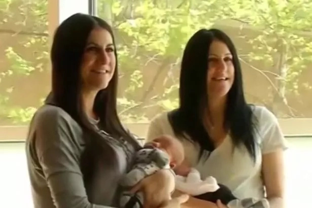 Twin sisters, 32, give birth to bouncing baby boys on the same day