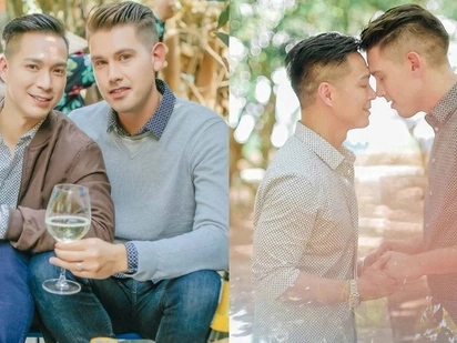 Fashion designer Francis Liberan and fiance Christian Mark had their prenup shoot taken in Vietnam