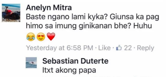 14 hilarious replies from Baste Duterte to his fans 14 hilarious replies from Baste Duterte to his fans