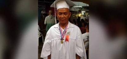 Never too late: 63-year-old grandpa finishes elementary