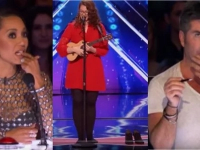 What do you think did Simon Cowell do this time to a singer who did not wear her shoes at America's Got Talent 2017 during her performance?