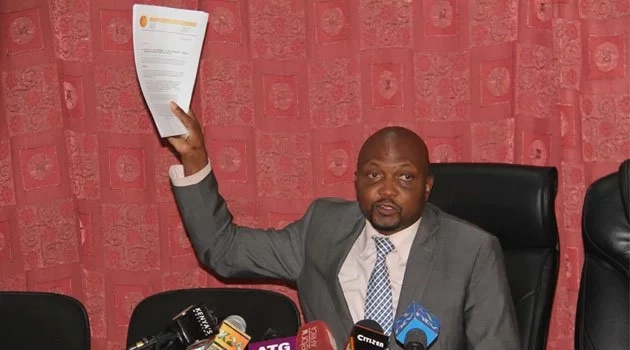 Moses Kuria to name CORD MPs involved in NYS scandal