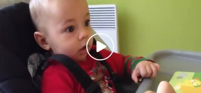 This baby hears a lion roar for the first time and his reaction is priceless!