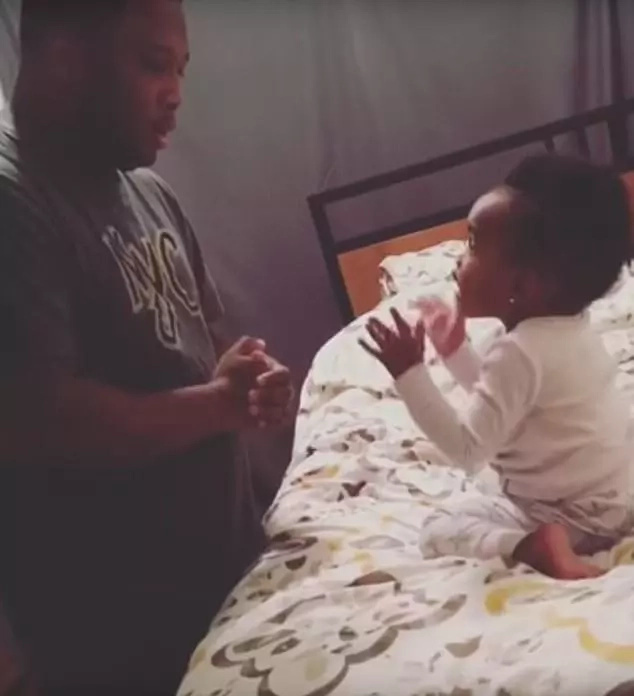 This video of cute toddler arguing with her dad over bedtime will make your day This video of cute toddler arguing with her dad over bedtime will make your day