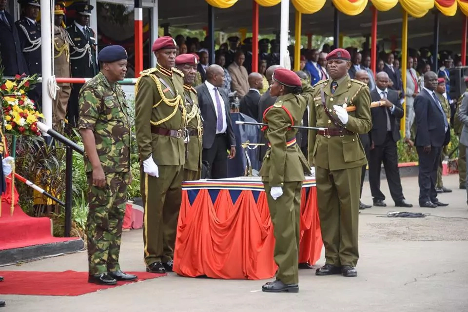 Photos: Uhuru Kenyatta in military uniform at GSU parade Tuko.co.ke