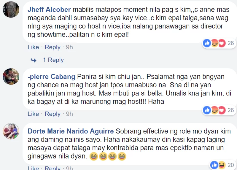 Sarap daw pektusan sa esophagus! Netizens irked by Kim Chiu's reactions during #ViceJack moments Sarap daw pektusan sa esophagus! Netizens irked by Kim Chiu's reactions during #ViceJack moments