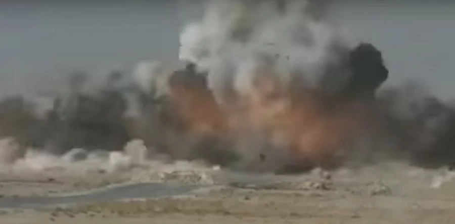 French Special Forces Blow-Up ISIS Truck Full Of Explosives French Special Forces Blow-Up ISIS Truck Full Of Explosives