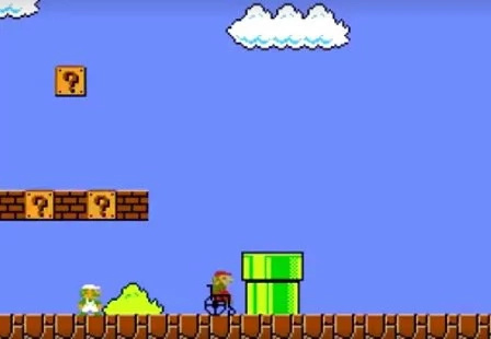 VIDEO: Super Mario in a wheelchair? VIDEO: Super Mario in a wheelchair?