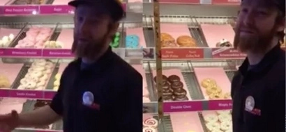 This German national working at Dunkin Donuts amazed netizens with his fluent Bisaya!
