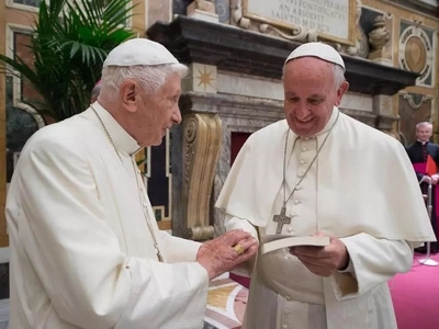 You give me and the Church so much strength: Pope Francis to retired Pope Benedict XVI