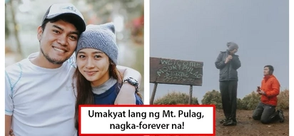 Sa Mt. Pulag may forever! Man proposed on top of Mt. Pulag in viral engagement video