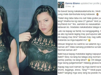 Plus-sized netizen shares inspiring message to girls who just love to eat