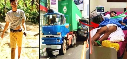 This kind-hearted Pinoy teen was brutally hit by a truck after saving his friend from an accident! His full story will break your heart!