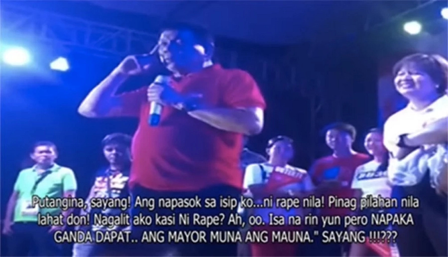 President Rodrigo Duterte Continues to Disrespect Women President Rodrigo Duterte Continues to Disrespect Women