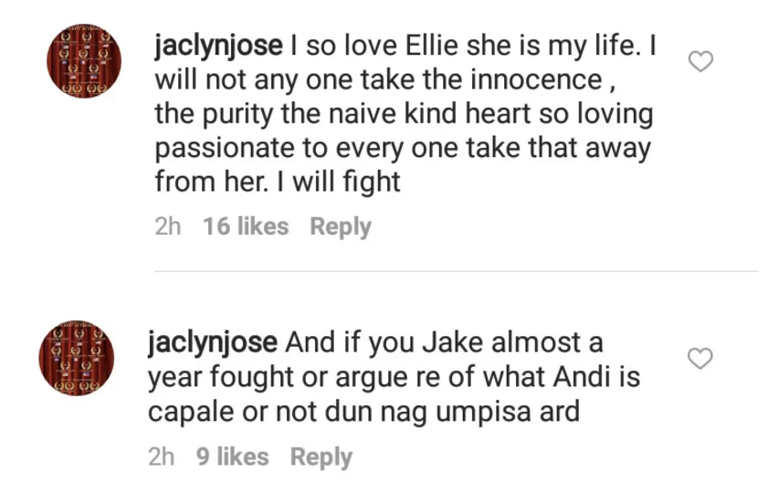 “Jake, ubos na pasensiya ko sa inyo." Jaclyn Jose lambasts Jake Ejercito, Laarni Enriquez on Instagram “Jake, ubos na pasensiya ko sa inyo." Jaclyn Jose lambasts Jake Ejercito, Laarni Enriquez on Instagram