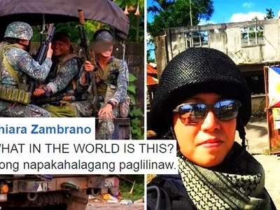Chiara Zambrano posted a startling clarification about her 'love story' with a soldier who got killed in Marawi City: 'Please lang, walang ganun’