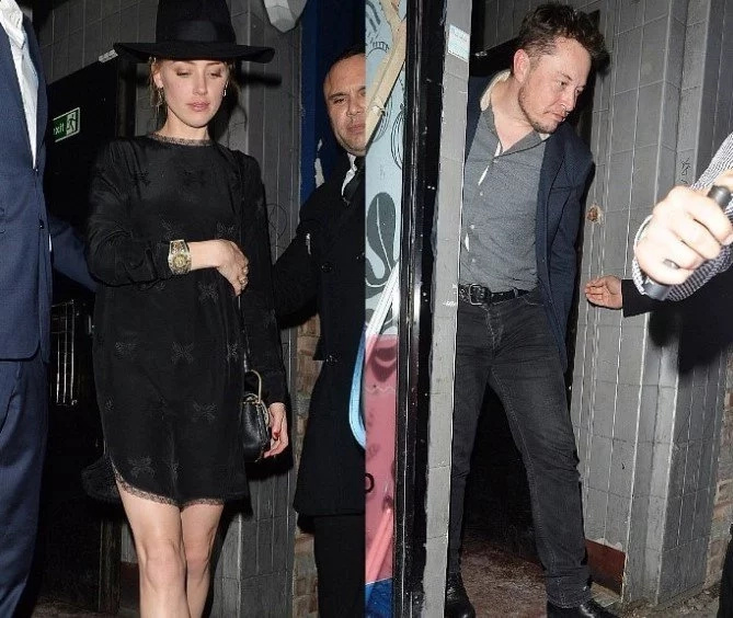Elon Musk and Amber Heard sitting in a tree... Elon Musk and Amber Heard sitting in a tree...